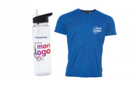 Gourde + Tee shirt respirant 